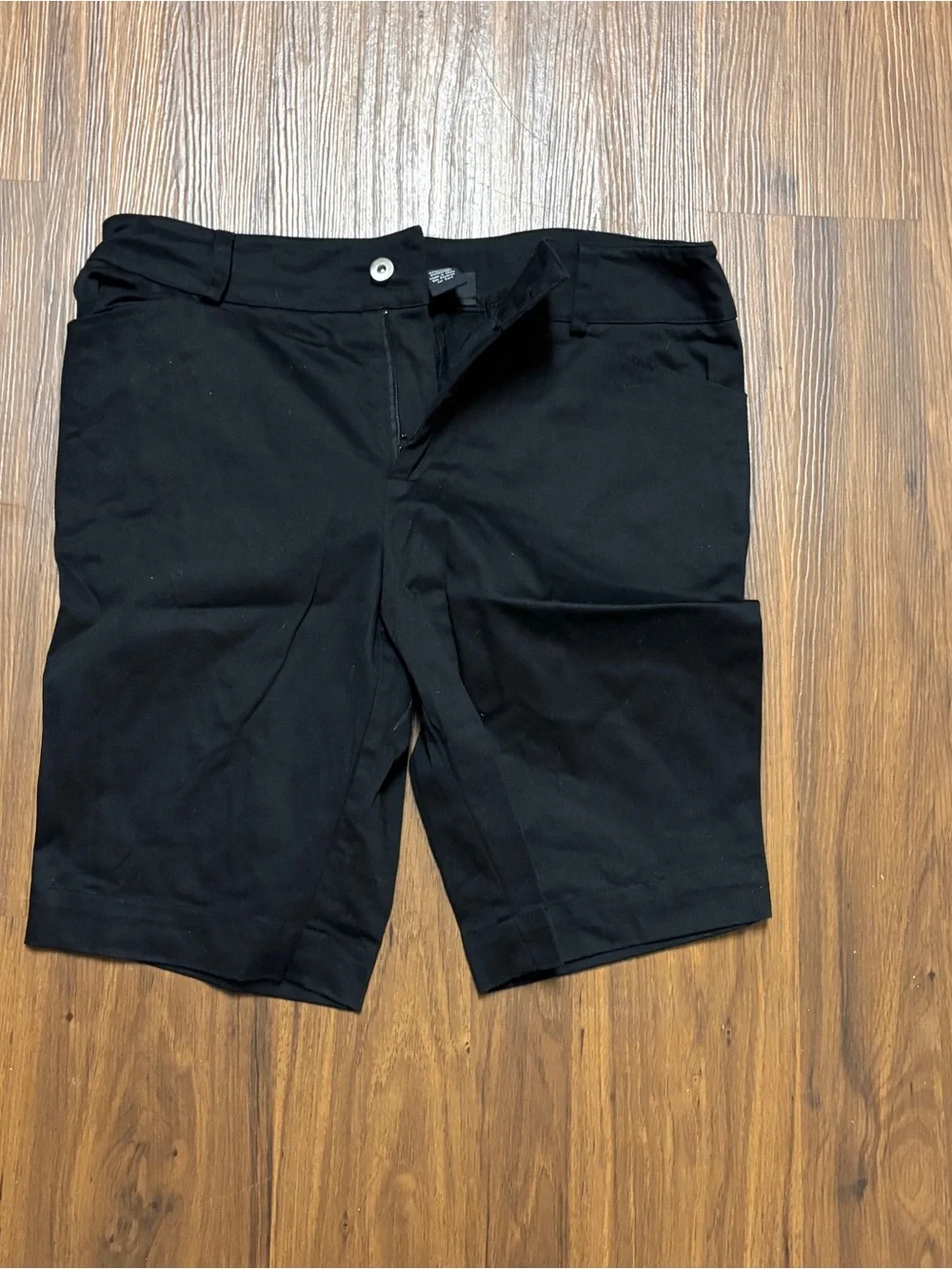 Classic Black Bermuda Shorts - Women - Picture 2 of 5
